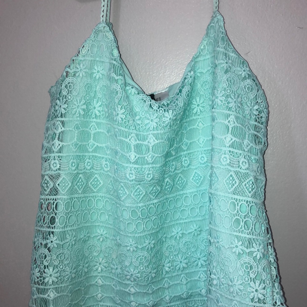 Light blue tank top
